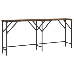 vidaXL konsoles galdiņ&scaron;, ozolkoka, 180x29x75 cm, inženierijas koks