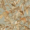 DUTCH WALLCOVERINGS tapete Bird-of-Paradise, zilganzaļa