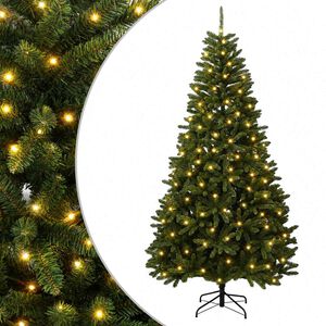 vidaXL Mākslīgā Saliekamā Ziemassvētku Egle 300 cm 1000 LED