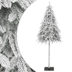 vidaXL mākslīgā Ziemassvētku egle ar sniegu, 150 cm