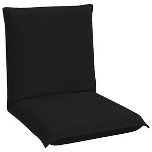 vidaXL Grīdas krēsls Melns 54 x 64 x 59 cm audums