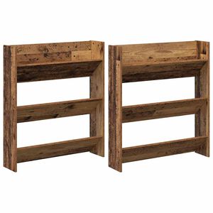 vidaXL Apavu skapis 2 gab. 84 x 18 x 90 cm Inženierijas koks Vecs koks