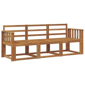 vidaXL Āra dīvānu komplekts 3 pcs Dabiska