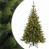 vidaXL Mākslīgā Saliekamā Ziemassvētku Egle 180 cm 300 LED Silti balts