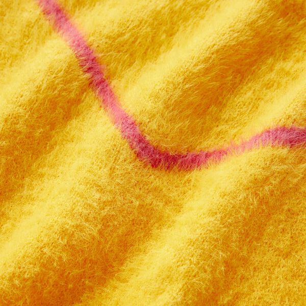 Bērnu džemperis, adīts, dzeltens, 92