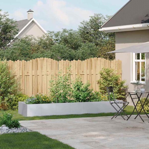 vidaXL puķu kaste, 280x80x40 cm, cinkots tērauds