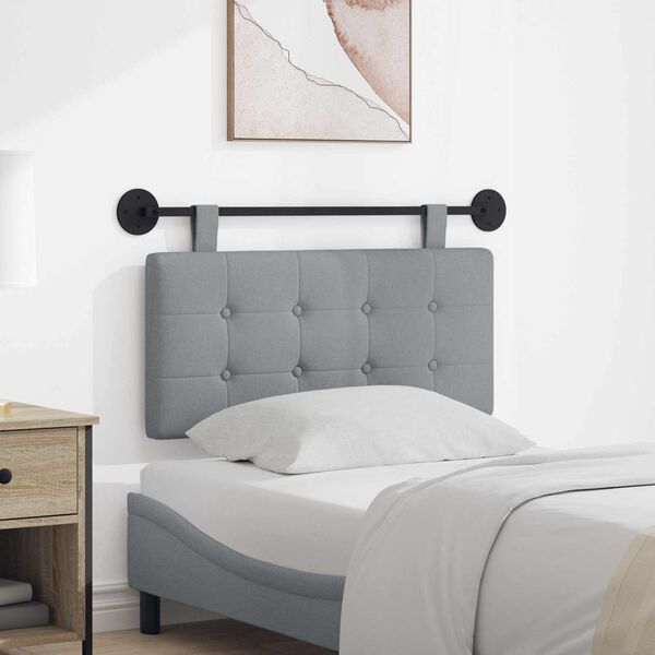 vidaXL Karājo&scaron;s galvgalis Gai&scaron;i pelēks 100 x 55 x 5 cm audums