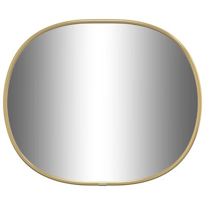 vidaXL sienas spogulis, zelta krāsā, 30x25 cm