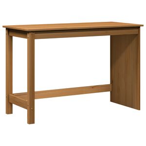 vidaXL Galds Medus brūns 112 x 50 x 75 cm Cieta priede