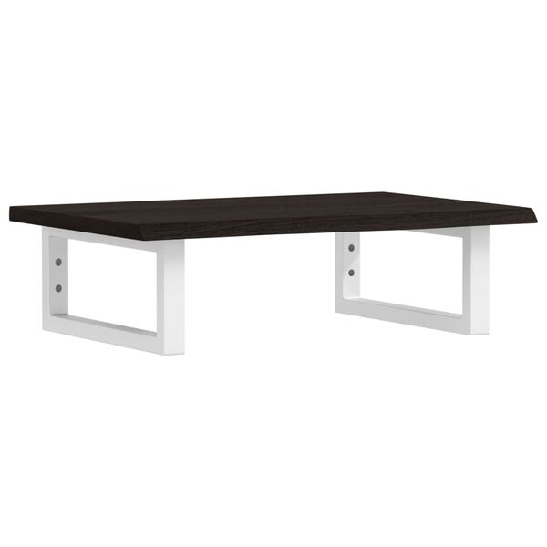 vidaXL izlietnes plaukts, stiprināms pie sienas, tērauds, ozola koks