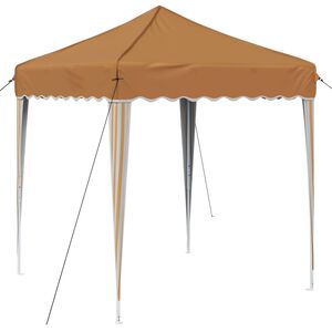 vidaXL Pop-up svinību teltis 195 x 195 x 245 cm Bē&scaron;a Oksforda audums