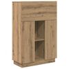 vidaXL Galds Artisānā ozols Inženierijas koks 71.5 x 31.5 x 106.5 cm