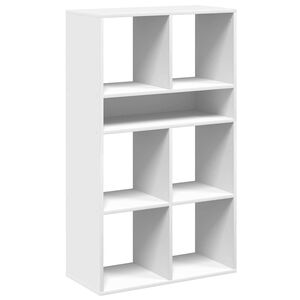 vidaXL grāmatu plaukts, balts, 66x31x112 cm, inženierijas koks
