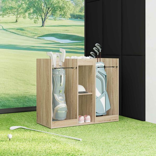 vidaXL Golfu skapis Vienkrāsains Sonoma ozols 102 x 45 x 85,5 cm
