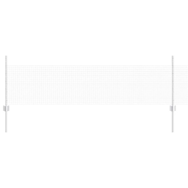 vidaXL Žogs ar stabu Sudraba 0,5 x 100 m Tērauds