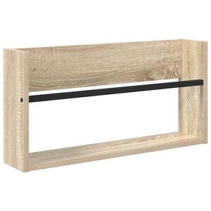 vidaXL Žurnālu statīvs Sonoma ozols 60 x 12 x 30 cm Inženierijas koks