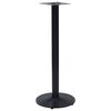 vidaXL Bistro Galda Kāja Melna &Oslash;43x107 cm Čuguns