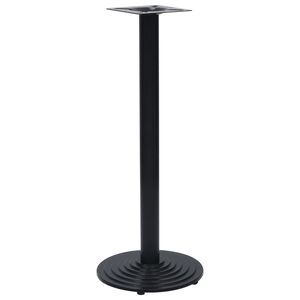 vidaXL Bistro Galda Kāja Melna &Oslash;43x107 cm Čuguns