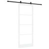 vidaXL Slīdo&scaron;ās durvis ORKDAL Balts 93 x 232 cm
