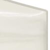vidaXL saliekama nojume ar sienām, krēmkrāsas, 2x2 m