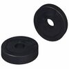 vidaXL der plakaniem mazgātājiem 2 gab. Melna &empty;15 x 3 mm