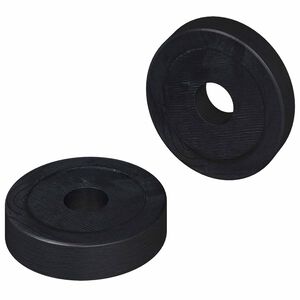 vidaXL der plakaniem mazgātājiem 2 gab. Melna &empty;15 x 3 mm