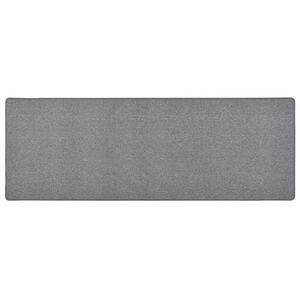 vidaXL paklāja celiņ&scaron;, tum&scaron;i pelēks, 80x250 cm