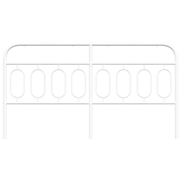 vidaXL rezerves galvgalis, balts, 193 cm