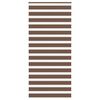 vidaXL zebras žalūzijas, brūnas, 100x230 cm, audums, platums 95,9 cm, poliesters