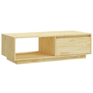 vidaXL kafijas galdiņ&scaron;, 110x50x33,5 cm, priedes masīvkoks