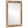vidaXL Spogulis ar spoguli Brūns un melns 70 x 50 x 3 cm Stikls