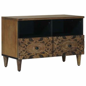 vidaXL Televizora skapī&scaron;a Brūna 70 x 33,5 x 46 cm Cieta mango koksne