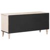 vidaXL Televizora skapī&scaron;a Balts 100 x 33,5 x 46 cm Cieta mango koksne