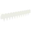 vidaXL Zāliena Apmale 20 pcs 103 x 20 cm Tērauds Balts