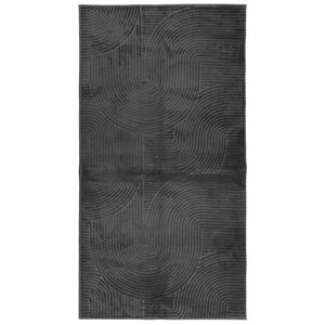 vidaXL paklājs IZA, īsa spalva, skandināvu stils, pelēks, 80x150 cm