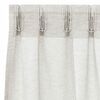 vidaXL Voile aizkaris 2 pcs Krēmkrāsa 140 x 140 cm Poliesters