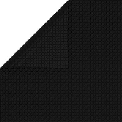 vidaXL baseina pārklājs, 1000x600 cm, četrstūra, PE, melns