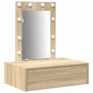 vidaXL Dressing galds Brūna 60 x 40 x 70 cm Inženierijas koks