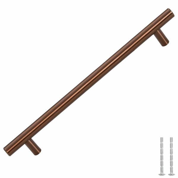 vidaXL skapja rokturi, 5 gab., bronzas, 192 mm, nerūsējošais tērauds