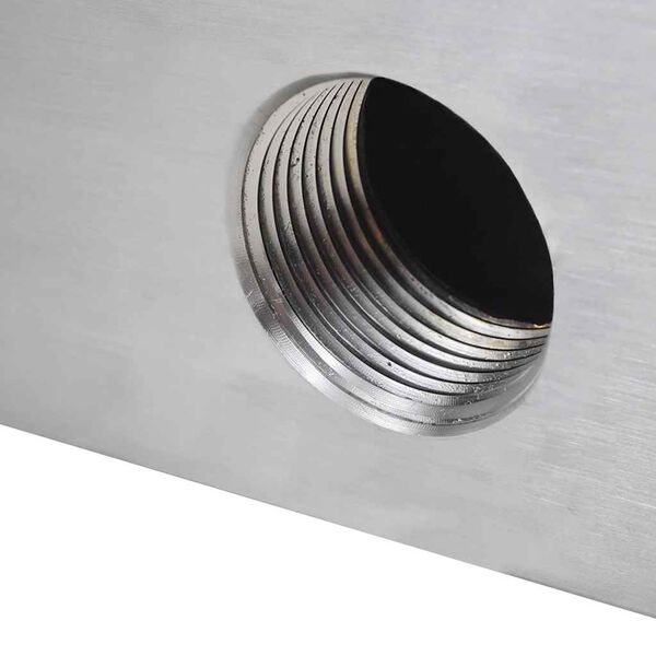 Taisnstūra ūdenskrituma kaskāde, nerūsējo&scaron;ais tērauds, 45 cm