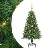 vidaXL Mākslīgā Ziemassvētku eglīte su 150 LED ar statīvu Zaļa 120 cm