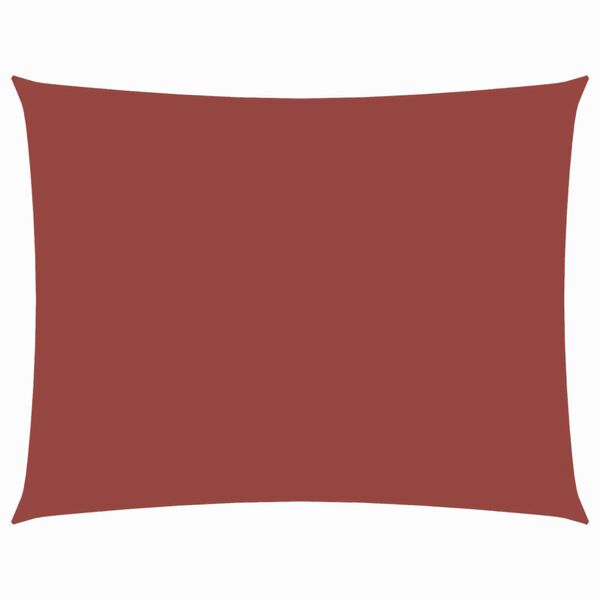 vidaXL saulessargs, taisnstūra, 3x4,5 m, sarkanbrūns oksforda audums