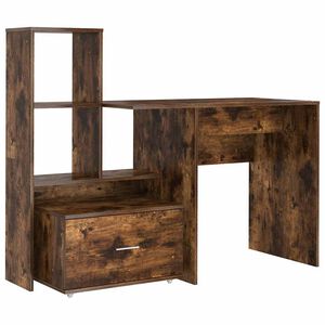 vidaXL Galds Dūmaka ozols Inženierijas koks 131,5 x 50 x 106,5 cm