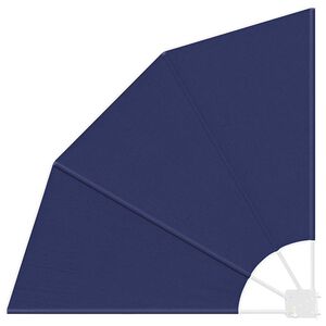 vidaXL Balkona privātuma ekrāns 115 x 115 cm Poliesters Tums zils