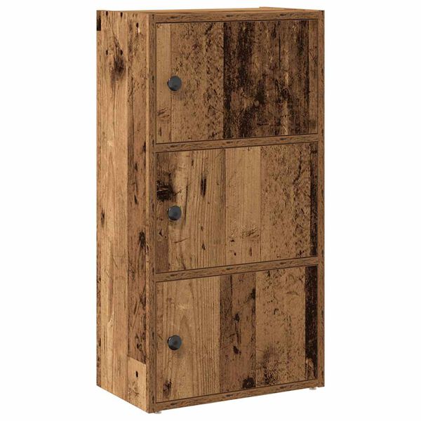 vidaXL grāmatu plaukts, veca koka, 40x24x77 cm, inženierijas koks