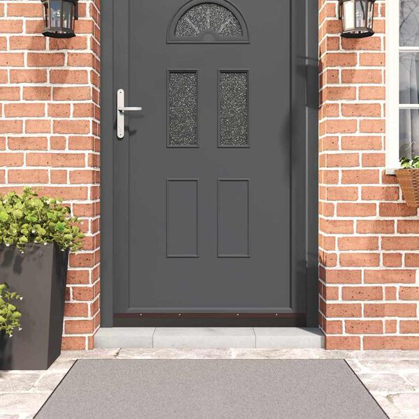 vidaXL Skrūvējami durvju birstes blīvējumi 12 pcs Brūna 100 cm