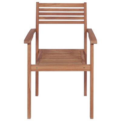 vidaXL dārza krēsli, sarkani matrači, 4 gab., masīvs tīkkoks