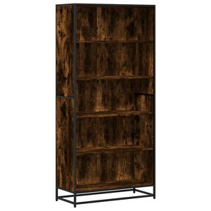 vidaXL grāmatplaukts, ozola krāsa, 80,5x35x170,5 cm, inženierijas koks
