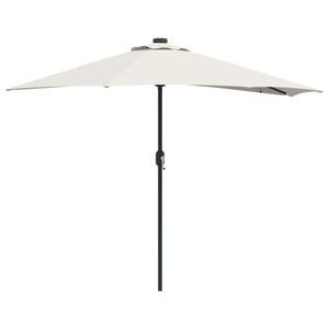vidaXL Dārza parasols Smil&scaron;u 294 x 150 x 224 cm Poliesters un tērauds