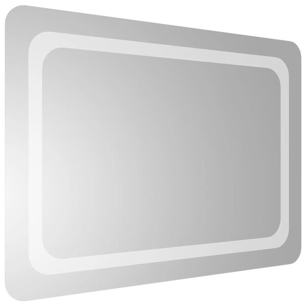 vidaXL vannasistabas spogulis ar LED, 50x70 cm